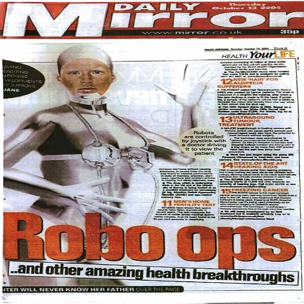 White cliffs hair studio mention on robo ops